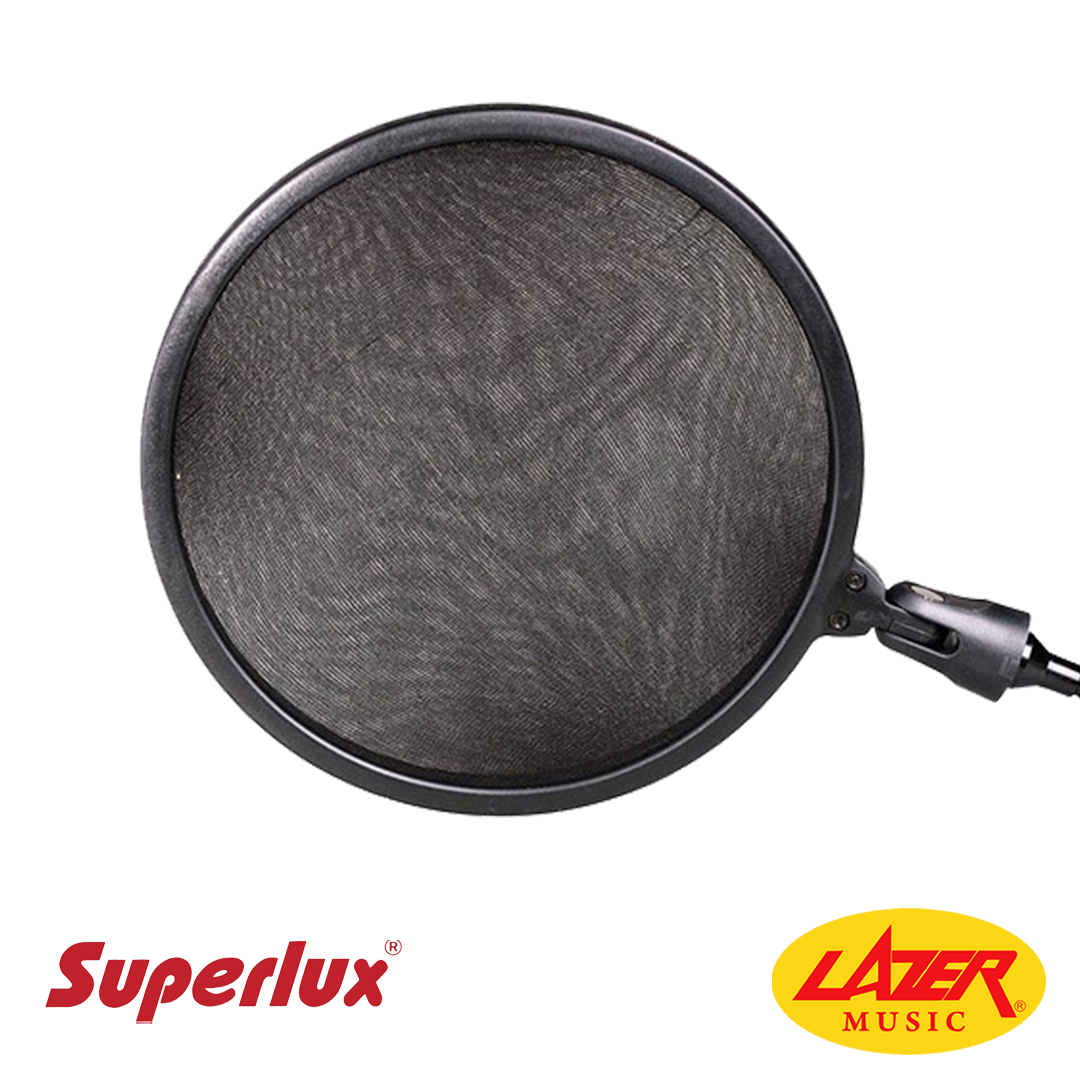 Superlux MA-91B Large Diameter Double Layer Pop Filter